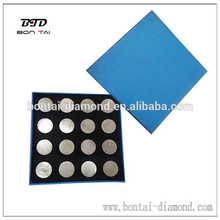 Round diamond grinding segments